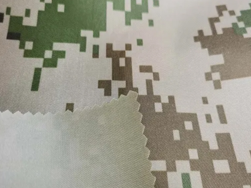 Digital Camo พิมพ์ 420d โพลีเอสเตอร์ Oxford ผ้าเคลือบ PVC ใสสำหรับกระเป๋า