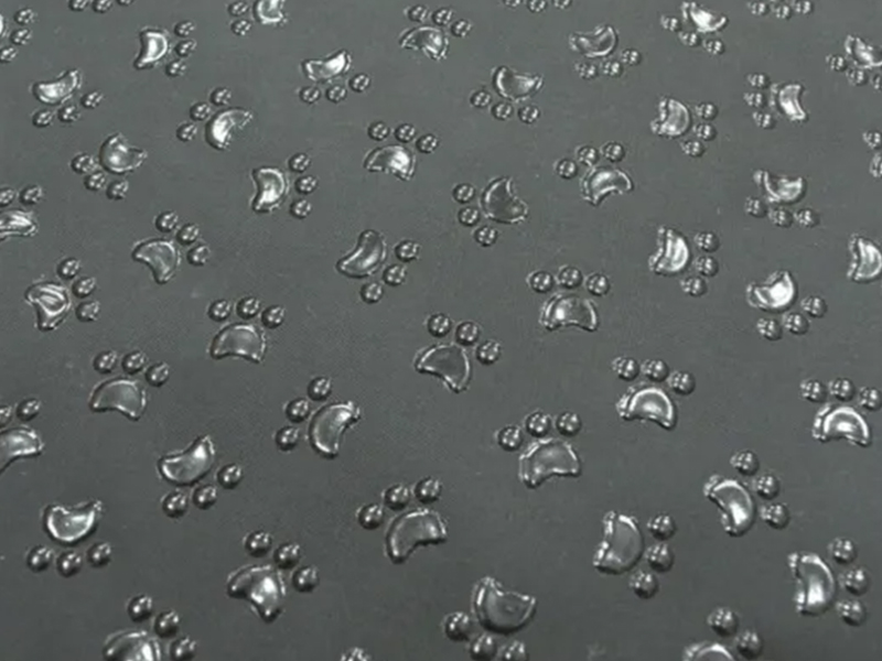ผ้าโพลีเอสเตอร์ Oxford 150d พร้อม PVC DOTNon Slip Fabric